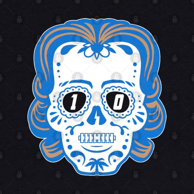 Justin Herbert Sugar Skull by Chunta_Design